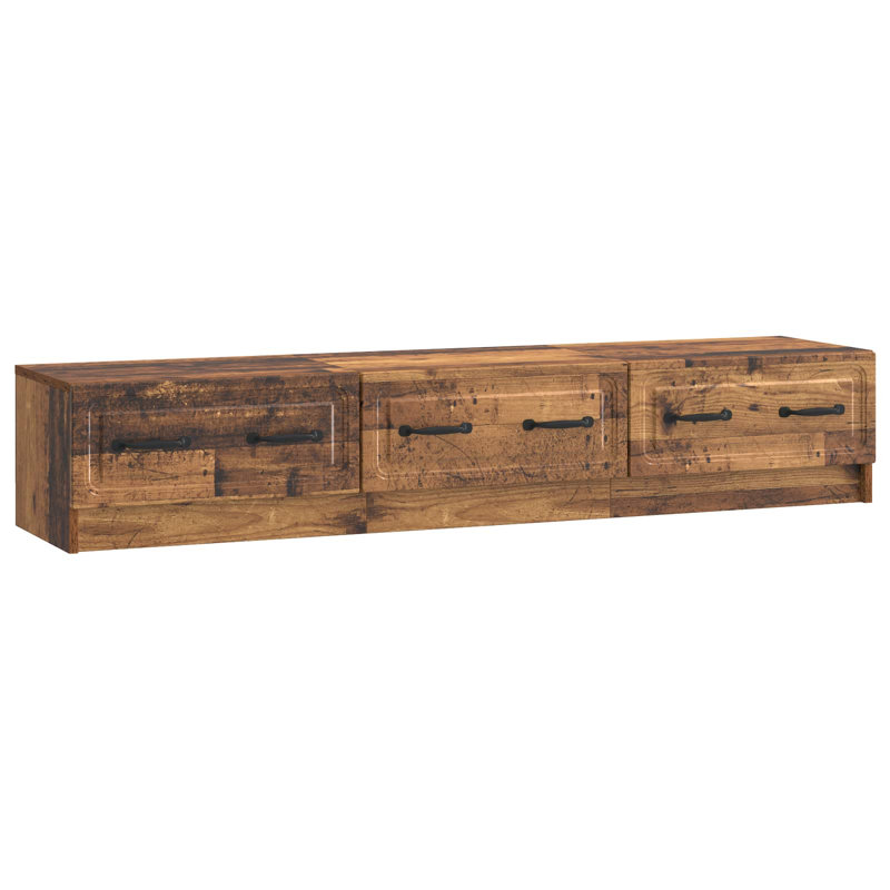Unfinished TV Stand for TVs up to 65", Old Wood