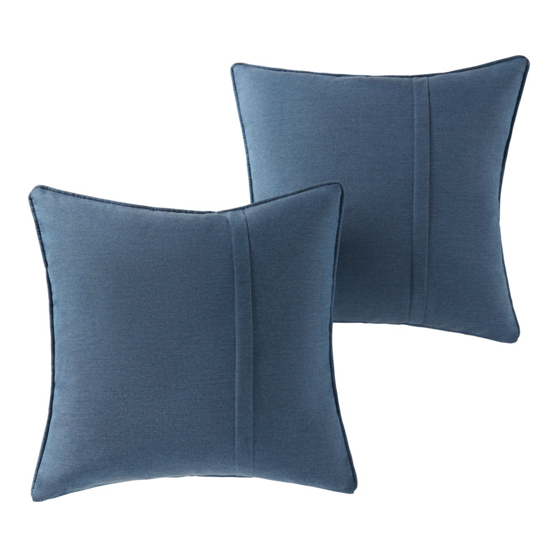 Sunbrella Throw Pillow, Spectrum Denim