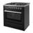 Cosmo 36 In. Nebula Collection 3.8 Cu. Ft. Gas Range, 5 Burners, Rapid Convection Oven, Cast Iron Grates In Matte Black