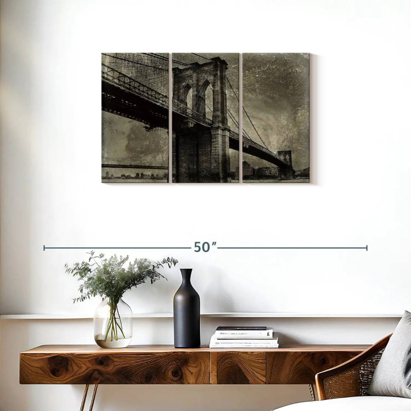 Lilie Bridge I, 20" H x 33" W