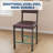 Dining Table Set for 4 Kitchen Table with 2 Upholstered Chairs and Bench Wood Kitchen Dining Room Set for Small Space Apartment Home Kitchen Brown-1766967123