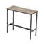 Table de bar hauteur 39 x 16 x 35,5 po, comptoir à café, cuisine, salle à manger, pub avec repose-pieds réglables et utilisations polyvalentes au look contemporain