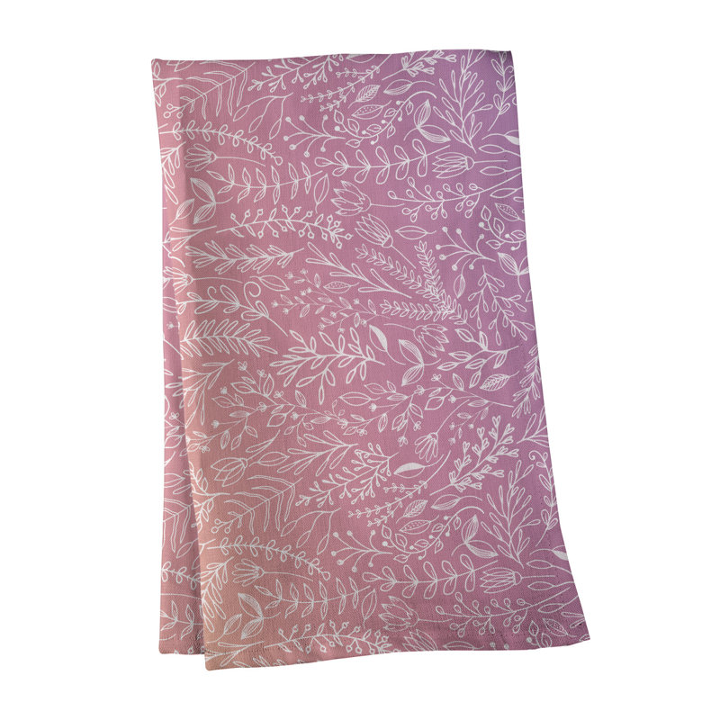 Torchon Mcguigan Ditsy, Polyester sergé, Mauve clair