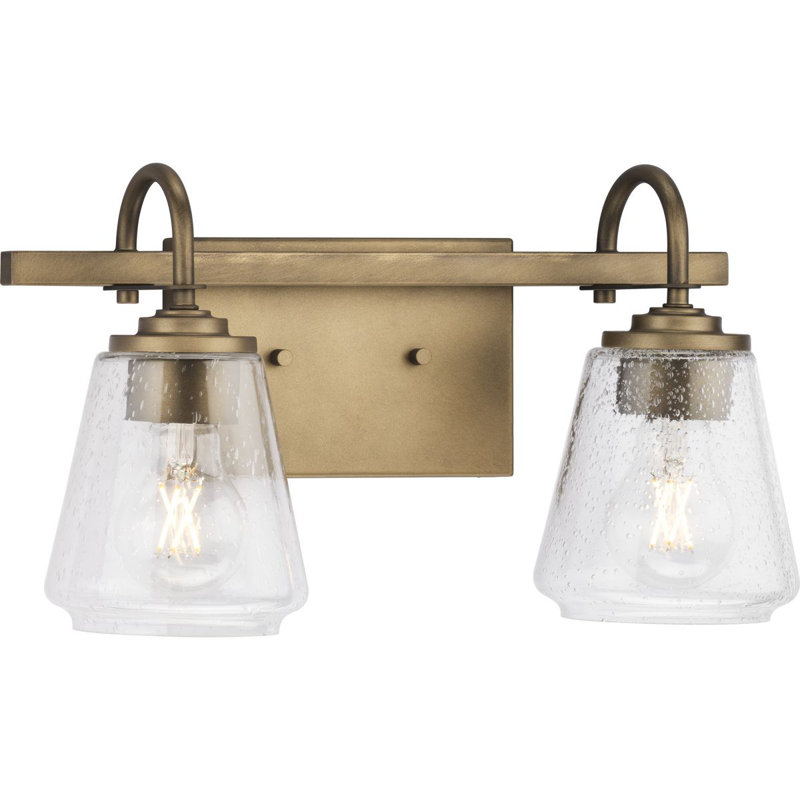 Martenne Dimmable Vanity Light, Aged Bronze, 2
