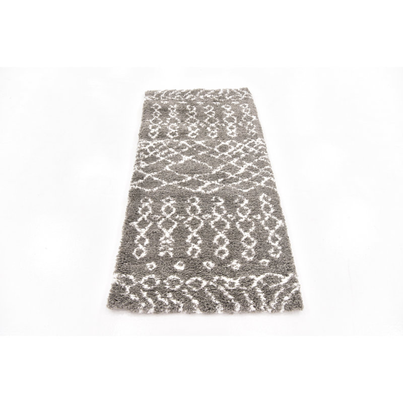 Southwestern Shag Area Rug, Runner 79 x 305cm