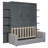 Wall Murphy Bed Paired with Upholstered Sofa