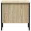 Aimilios 40cm W Metal Bedside Table-2123141115