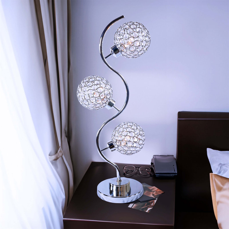 Lampe de table en cristal Elegant