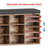 Shoe Rack For Entrance,Shoe Bnch Entryway Seat with Storage,Shoe Storage Organizer Closet With Adjustable Shelves,Apartments Furniture Living Room, Bedroom, Hallway, Mudroom