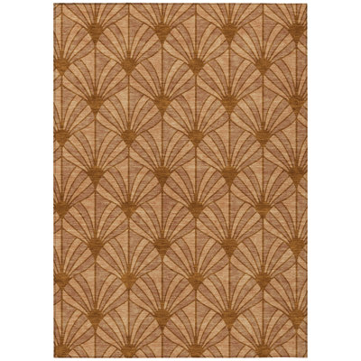 Machine Washable Indoor/Outdoor Lipman ACN2426 Mid-Century Modern Rug