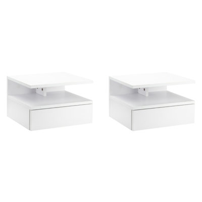 35cm W Engineered Wood Bedside Table