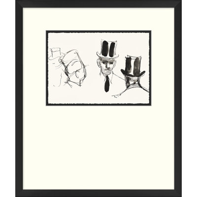 Topper 1 - Peinture encadrée sur papier