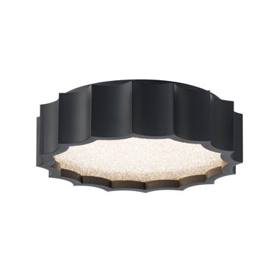 Tarte 1 Light Crystal LED Flush Mount