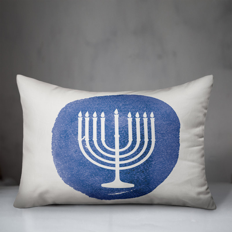  Coussin Watora Menorah, Housse de coussin seulement - sans coussin