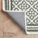 Isla Machine Woven Synthetic Geometric Area Rug In Green/White