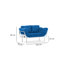 Canapé convertible à dossier large de 61 po Addora-154867910