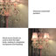 Lampe sur pied de luxe rétro