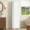 Armoire à linge avec tablettes réglables l 16 po x H 71 po x P 12 po