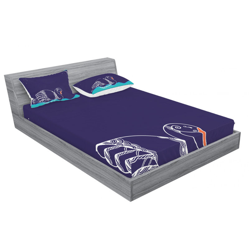 Microfiber Sheet Set, Full Sheet Set with Fitted Sheet