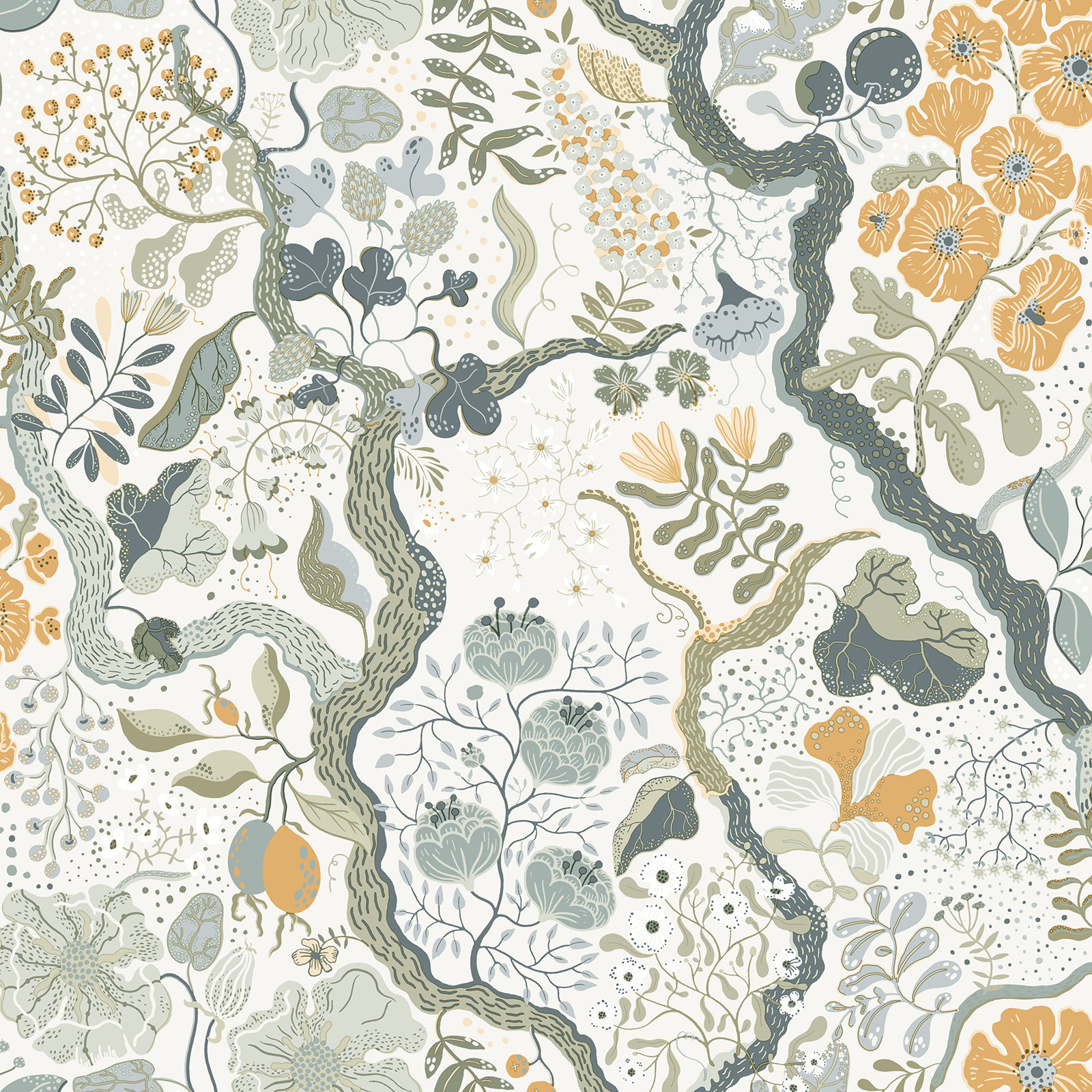 Wallpaper Roll, Turquoise