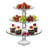 Libbey Selene 3-Tier Glass Footed Server Set