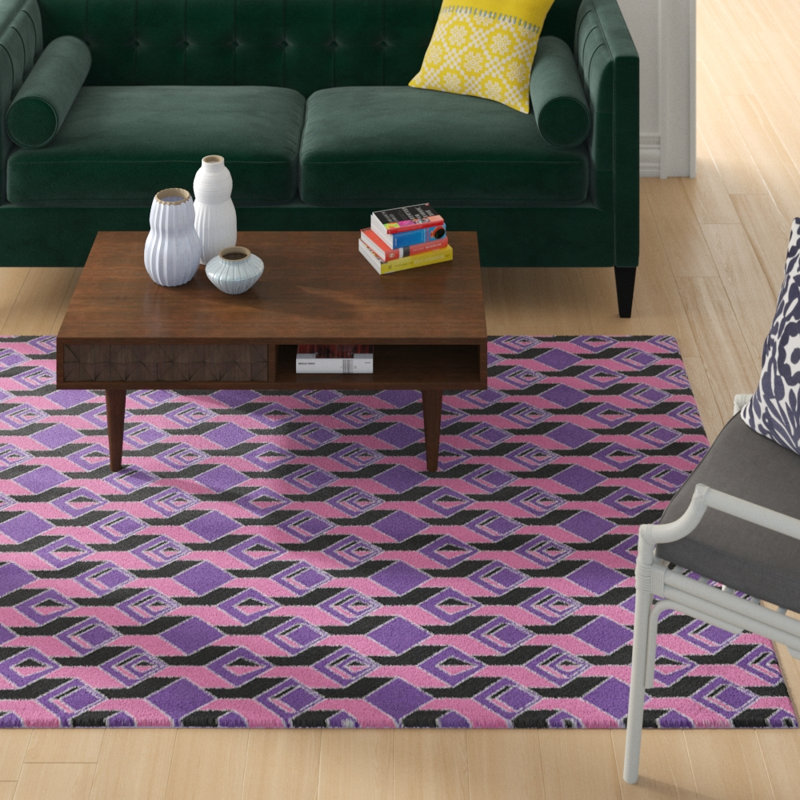 Jordao Geometric Indoor Rug, Rectangle 2' x 3'