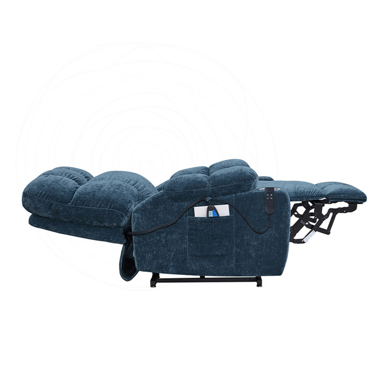 Double fauteuil inclinable motorisé OKIN avec position infinie et massage thermique