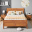 Base de lit en bois massif Serene Haven-85237809-85271519