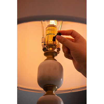D15X26.5" Table Lamp (Lamp Shade Assembly Required)