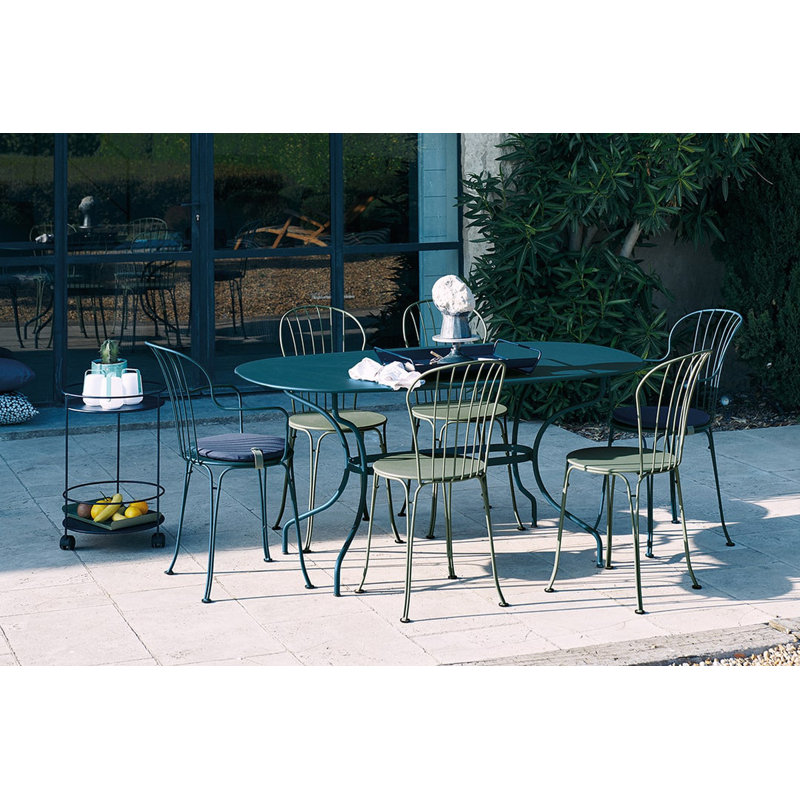 Outdoor Dining Chair, Night Blue