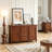 Mid Century Modern Sideboard With Spacious Storage, 2 Doors, 3 Drawers, Perfect For Kitchen, Dining, And Living Rooms-119394153
