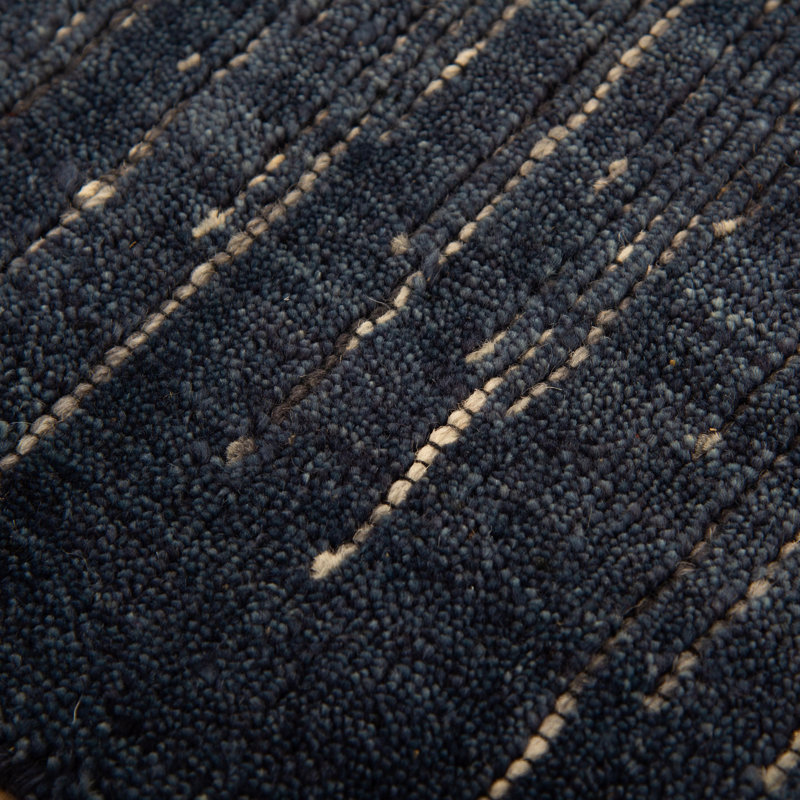 Tapis 100% laine tissé à la main, Rectangle 7 pi 9 po x 9 pi 9 po