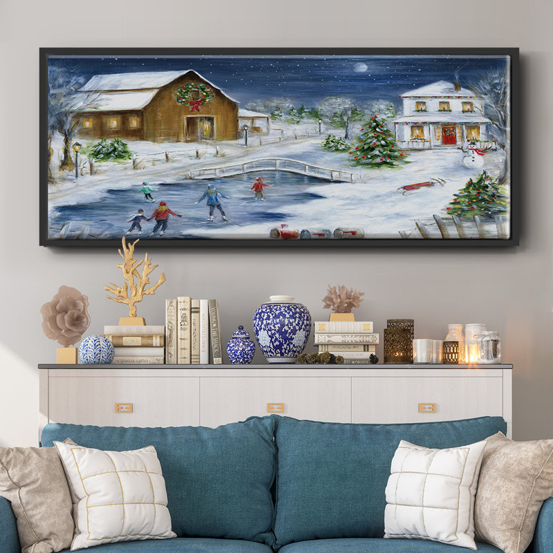 Winter Wonderland - toile encadrée, H 24 po x l 60 po