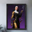 Reproduction d'art encadré noir rétro-1307551425