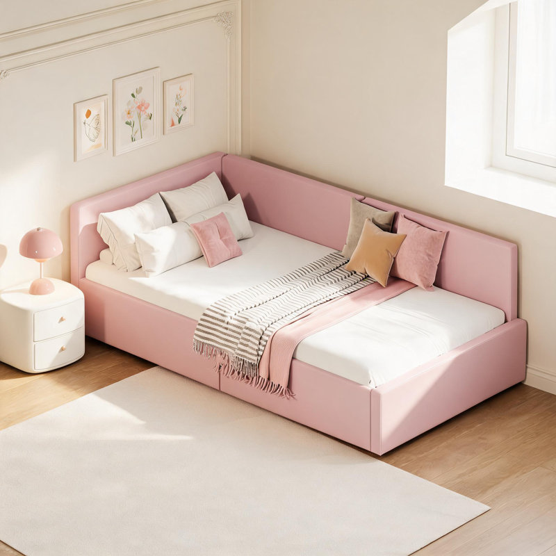 Bed, Light Pink