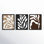 Erminia "Retro Matisse Botanical" 3-Piece Set
