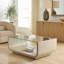 Table basse moderne en verre Maeva