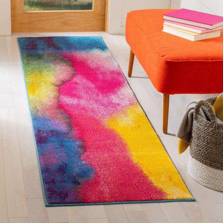 Clara Watercolor Performance Abstract Rug