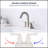 Bathroom Sink Faucet Brushed Nickel 2-Handle 4 Inch Center-Set Bathroom Sink Faucet, Sink Drain With Overflow Hole And 2 Supply Lines Included, Modern Vanity Basin Faucet-119318098