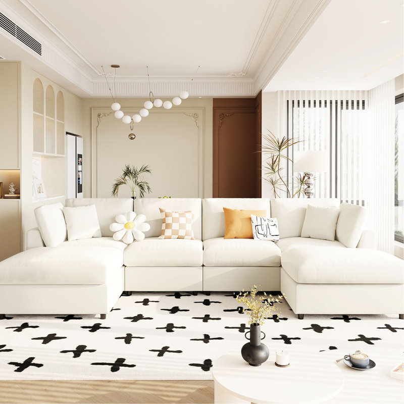 Upholstered 59.66 " Fabric Sectional