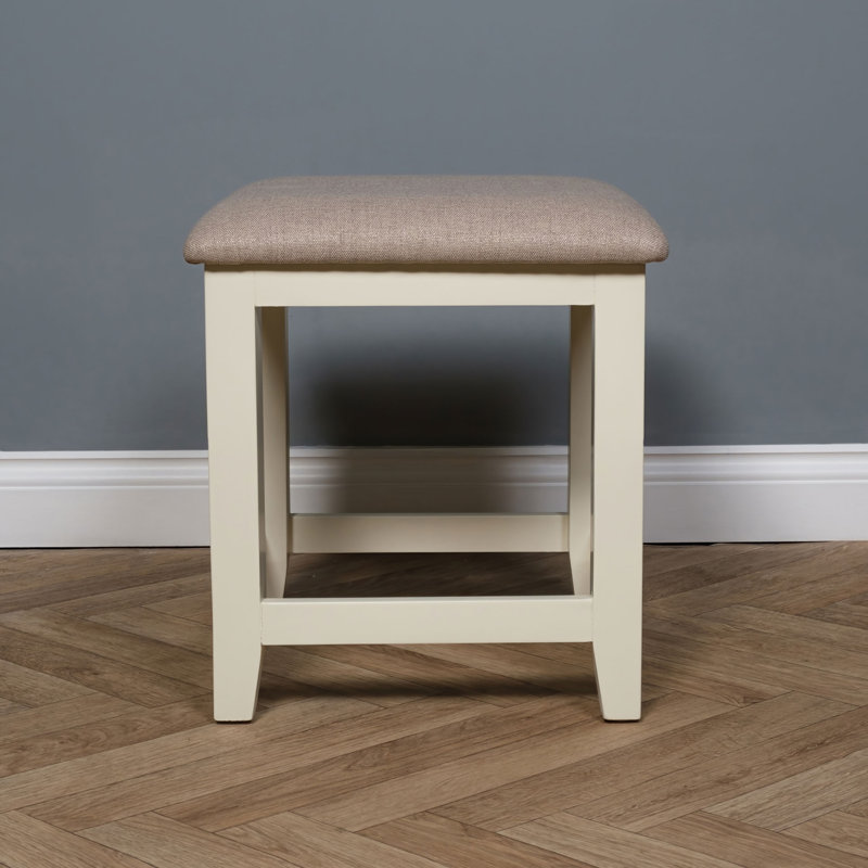 Solid + Manufactured Wood Accent Stool