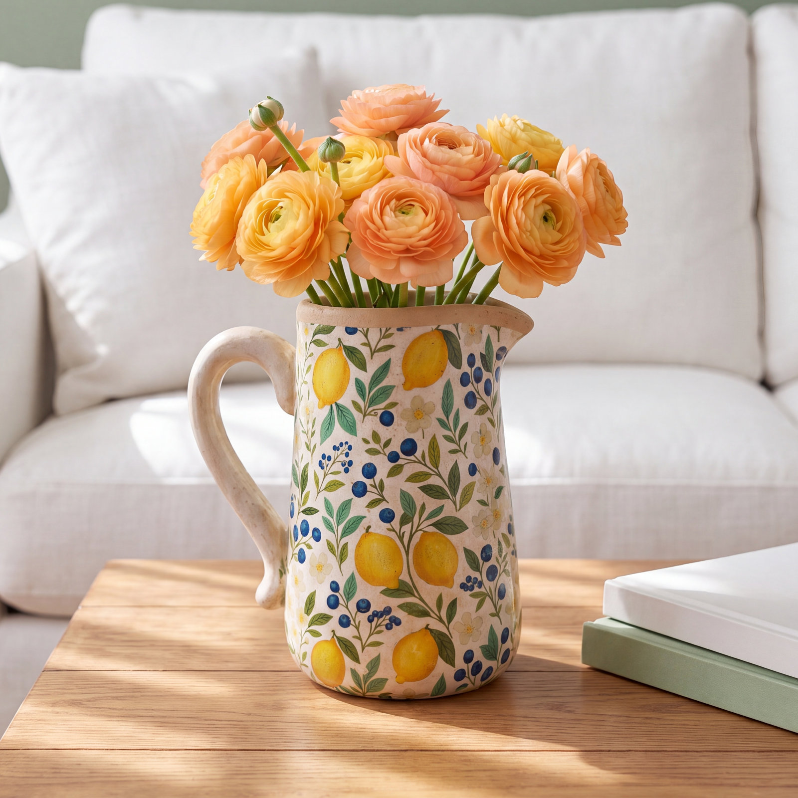 2-Piece Ceramic Table Vase Set