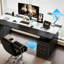 Bureau moderne réglable en hauteur 62,99 po-770002