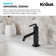 KRAUS Ramus Single Handle Bathroom Sink Faucet with Lift Rod Drain