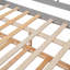 Lit de jour en bois avec lit gigogne simple