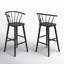Ensemble de 2 tabourets en bois massif Sheffield-1600573647-1600573621
