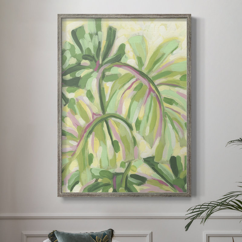 «Expressive Palms I», reproduction encadrée - bois massif 2975415, H 11 po x l 9 po
