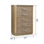 Commode en bois doré