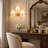 3-Light Traditional Pleated Fabric Wall Sconce