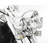 Industrial Motorcycle Light White Polyester Placemat Decor